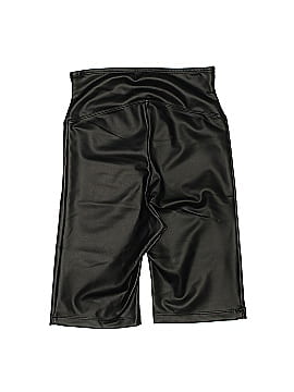 Yummie Faux Leather Shorts (view 2)