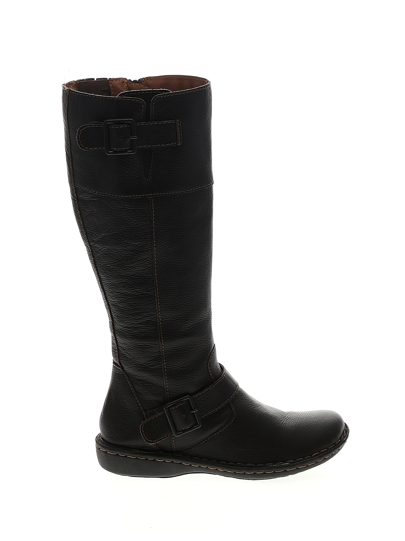 Cabela's 100% Leather Solid Black Boots Size 7 - 62% off | thredUP