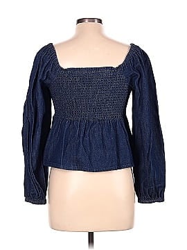 Crest Jeans Long Sleeve Blouse (view 2)