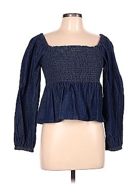Crest Jeans Long Sleeve Blouse (view 1)