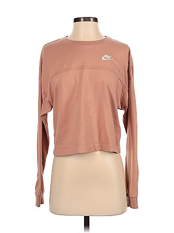 Tan nike crew discount neck