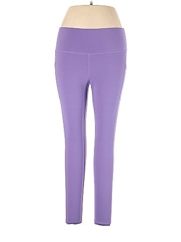 colorfulkoala Solid Purple Leggings Size XL - 56% off
