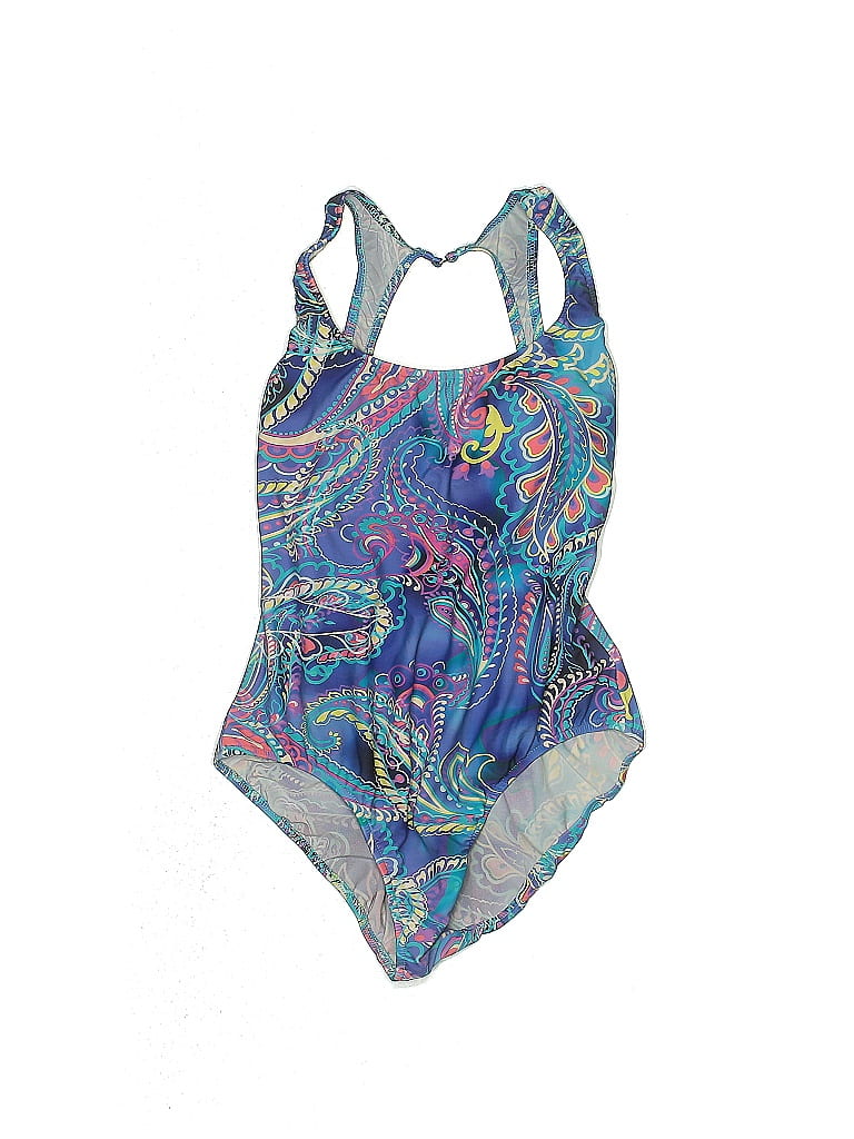Venus Multi Color Blue One Piece Swimsuit Size 12 - 37% off | thredUP