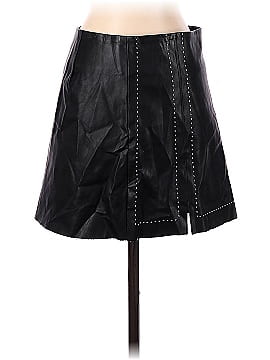 4SI3NNA Faux Leather Skirt (view 1)
