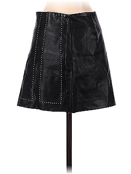 4SI3NNA Faux Leather Skirt (view 2)