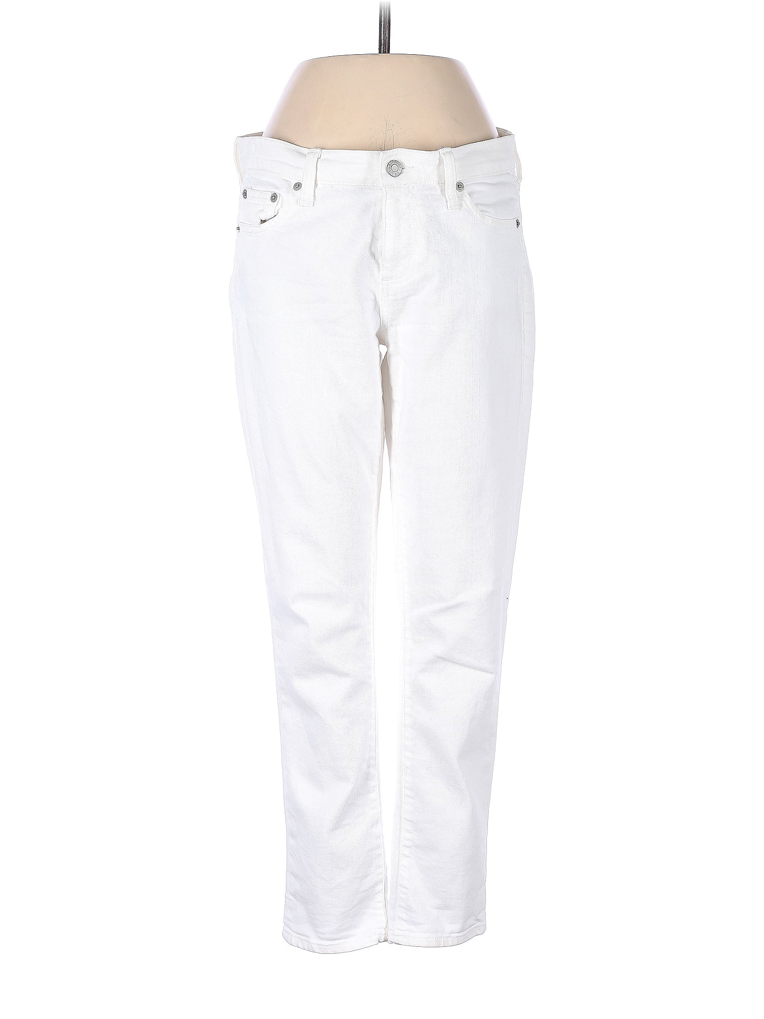 Gap Solid White Jeans 26 Waist 75 off thredUP