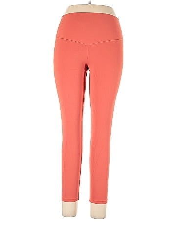OFFLINE by Aerie Solid Pink Orange Leggings Size XL - 46% off