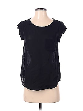 Joie Short Sleeve Silk Top (view 1)