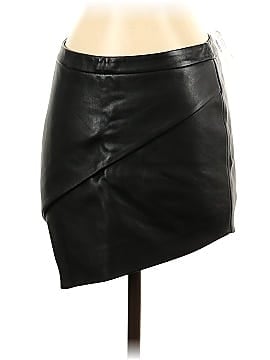 Michelle Mason Faux Leather Skirt (view 1)