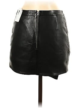 Michelle Mason Faux Leather Skirt (view 2)