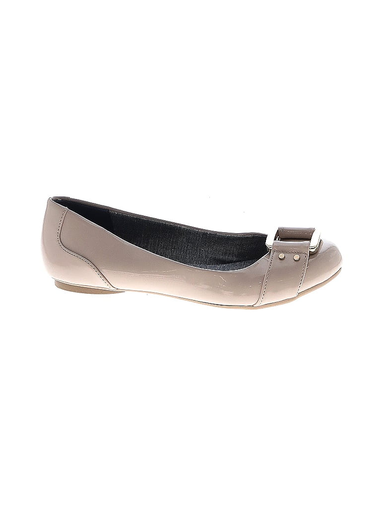 Dr. Scholl's Solid Tan Ivory Flats Size 6 1/2 60 off thredUP