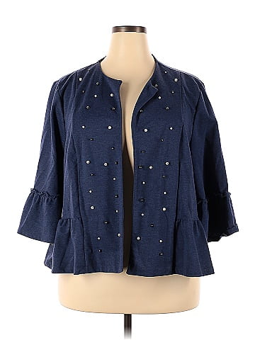 Lane bryant clearance blue blazer