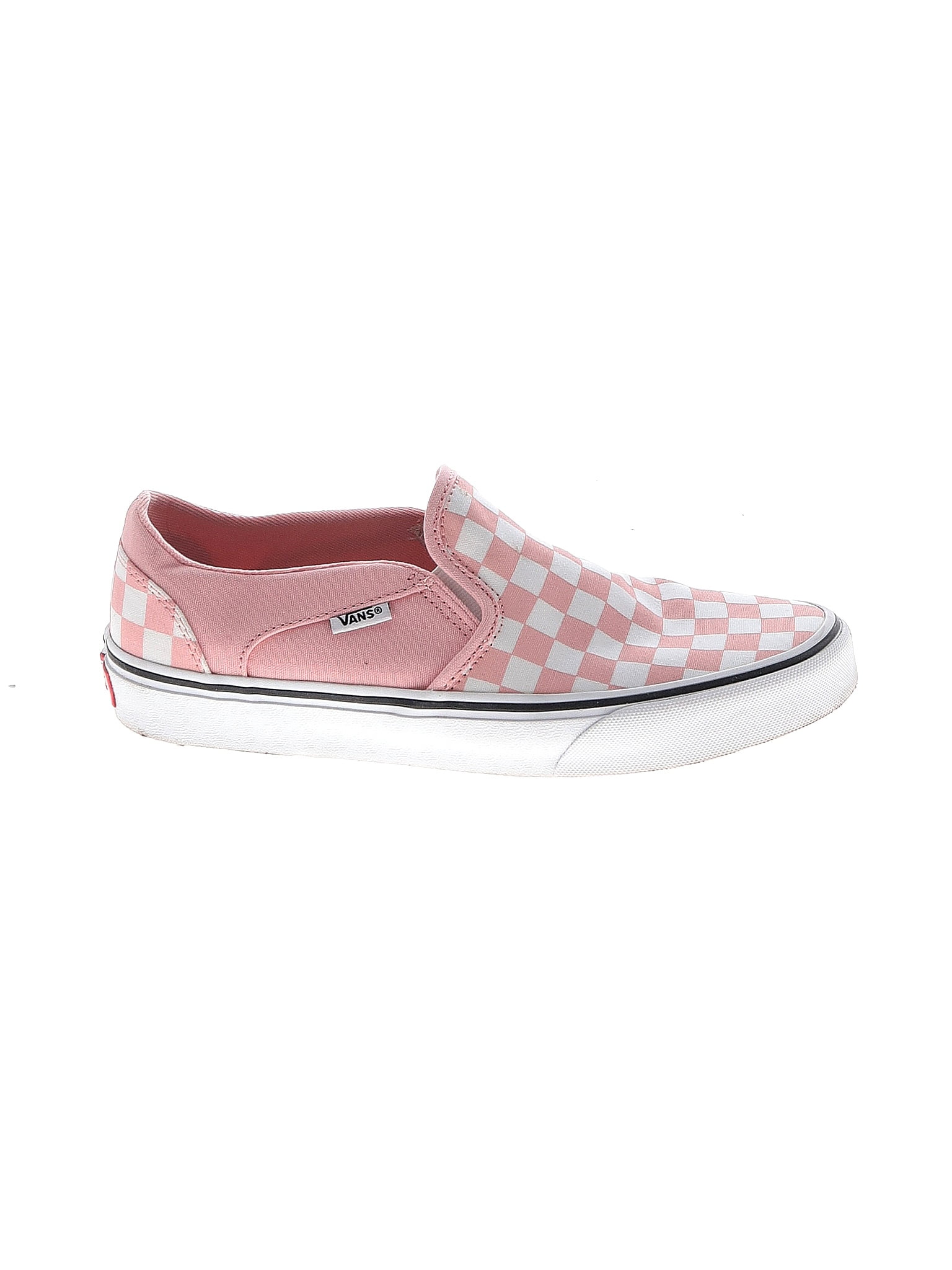 Light pink checker on sale vans