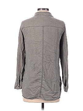 &Denim by H&M 3/4 Sleeve Button-Down Shirt (view 2)