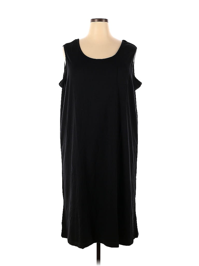 Blair Solid Black Casual Dress Size 3X (Plus) - 40% off | thredUP