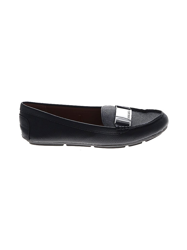 Calvin klein black hot sale flat shoes