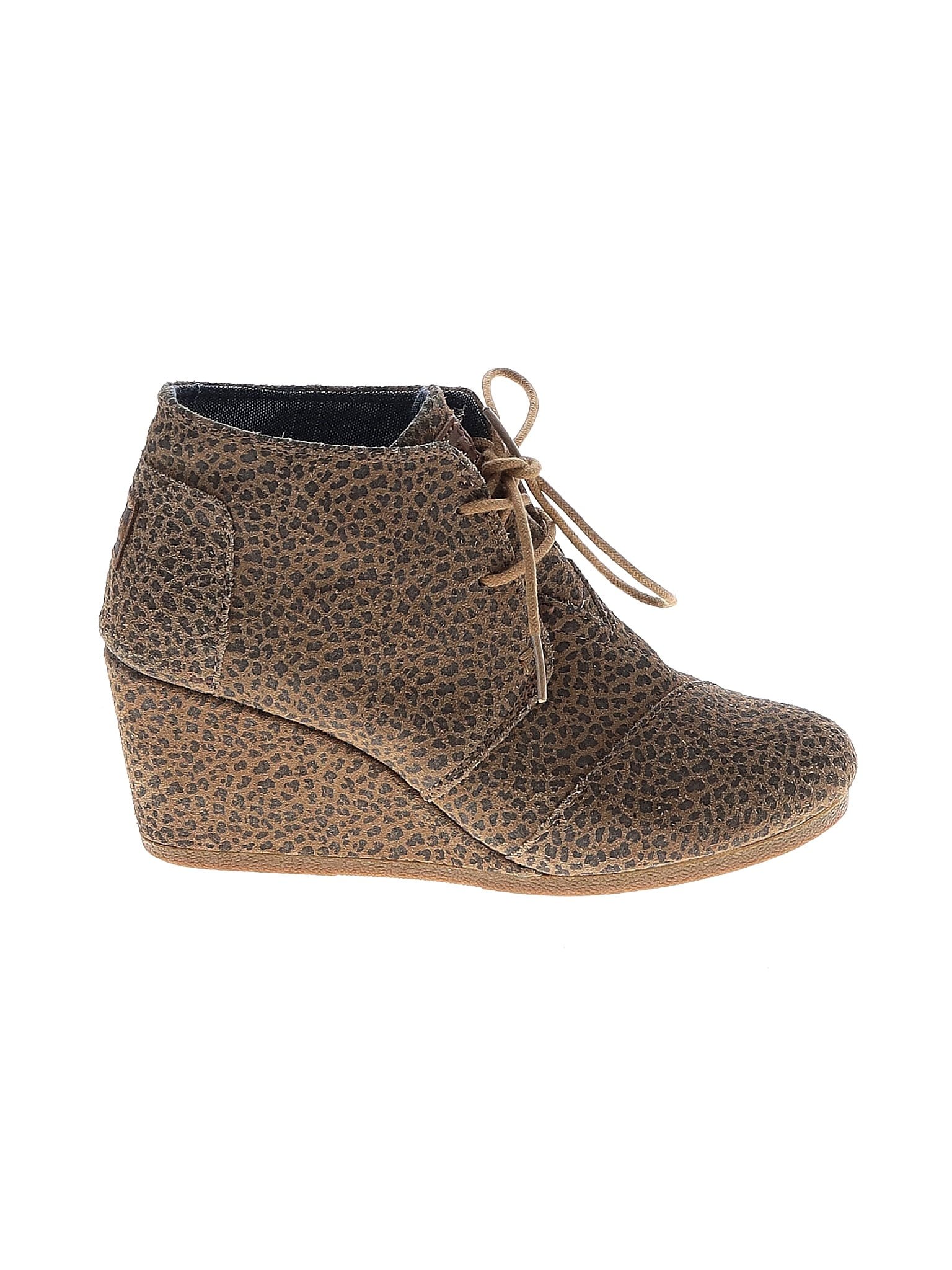 Toms desert sale wedge cheetah