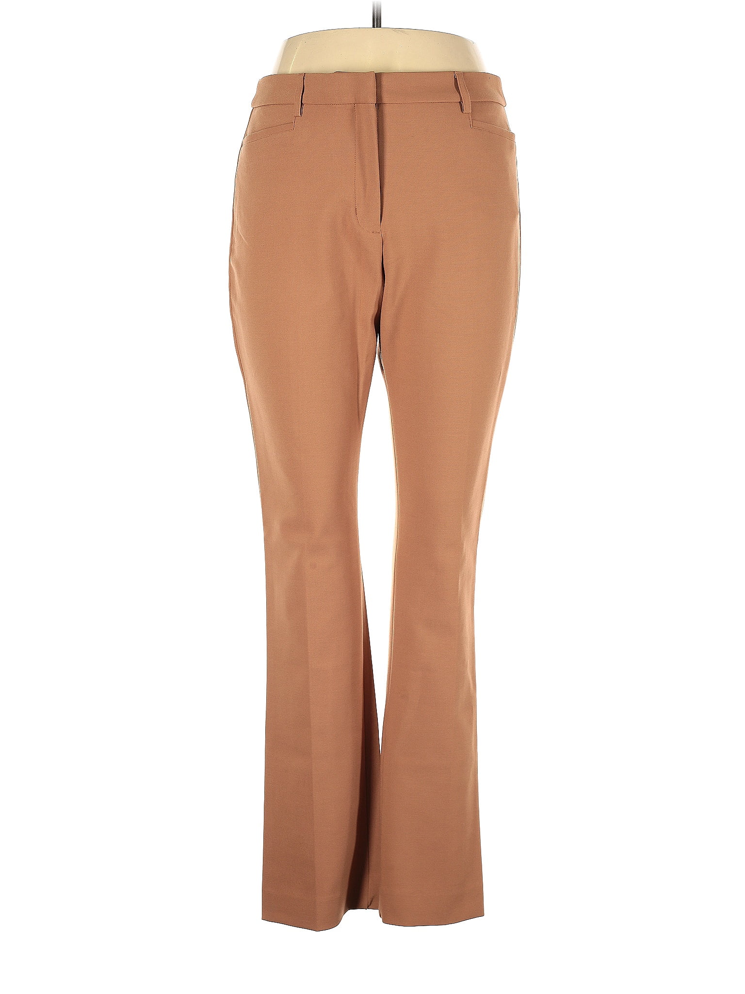 Express Solid Brown Dress Pants Size 14 68 off thredUP