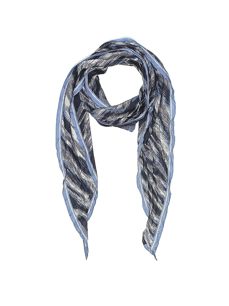 Banana Republic Stripes Multi Color Blue Scarf One Size 70 off thredUP