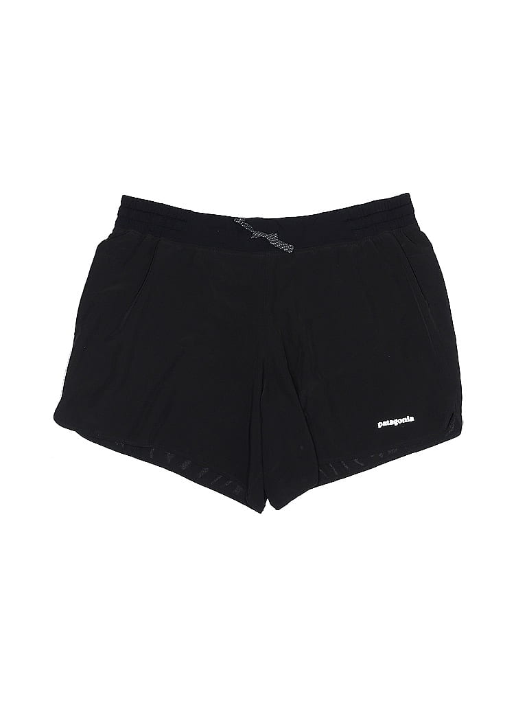 Patagonia Solid Black Athletic Shorts Size L - 46% off