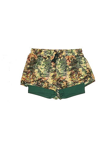 SHEFIT Multi Color Green Shorts Size S - 52% off