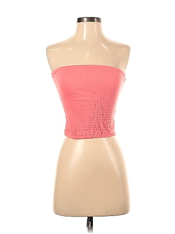 American Eagle Outfitters Solid Pink Tube Top Size XS - 33% off