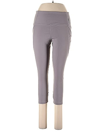 RBX Solid Gray Leggings Size L - 62% off