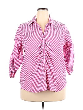 Jessica London Short Sleeve Button-Down Shirt (view 1)