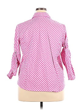 Jessica London Short Sleeve Button-Down Shirt (view 2)