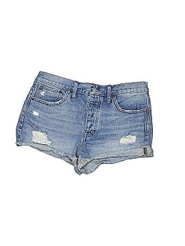 Madewell Relaxed Denim Shorts in Homecrest Wash: Ripped Edition (view 1)