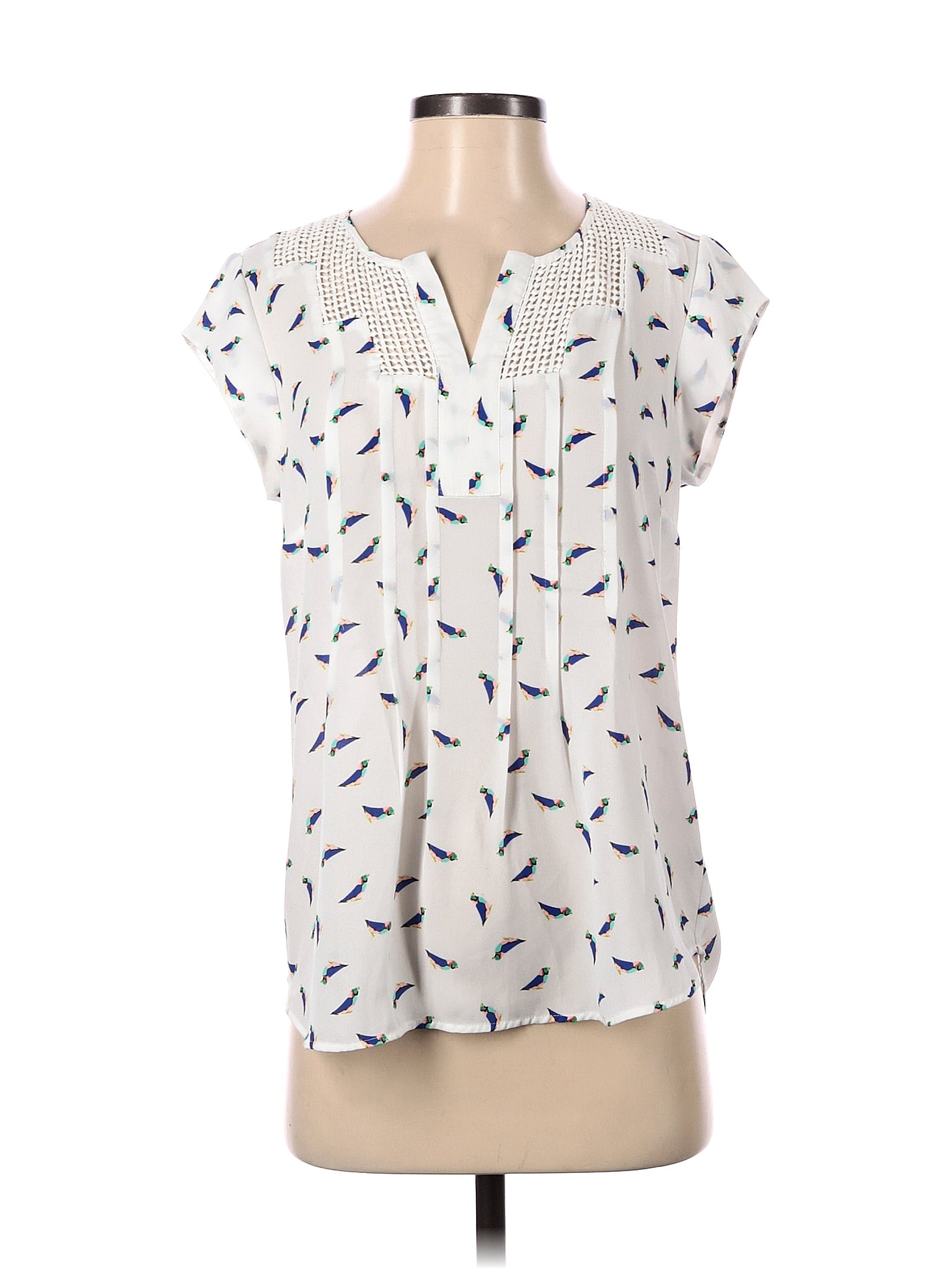 Daniella Short Sleeve Blouse - Off White