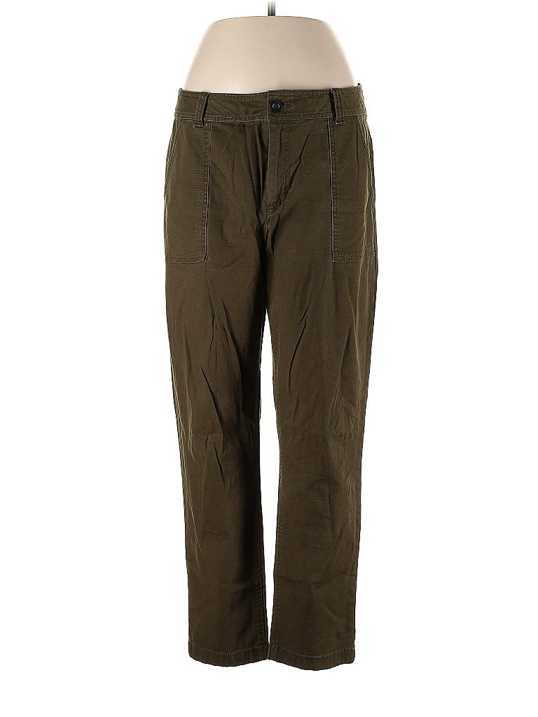 Eddie Bauer Solid Green Cargo Pants Size 10 - 67% off | thredUP