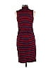 Kain Label Stripes Burgundy Casual Dress Size M - photo 2