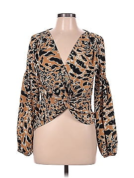 Topshop Long Sleeve Blouse (view 1)