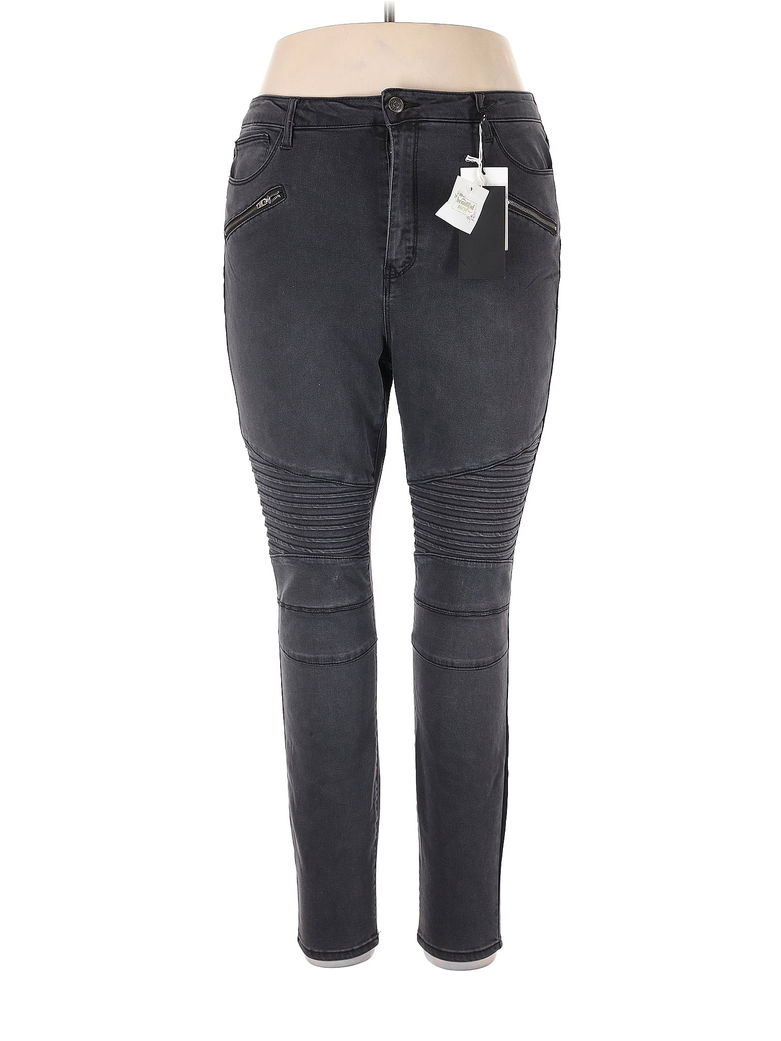 Xersion Multi Color Gray Leggings Size XXL - 47% off