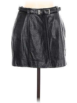 MAXIMA Faux Leather Skirt (view 1)