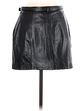 MAXIMA Faux Leather Skirt (view 2)