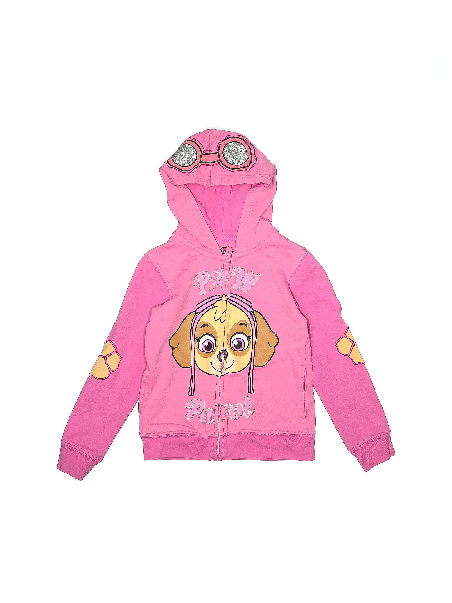 Striped Pink Paw Men's Hoodie
