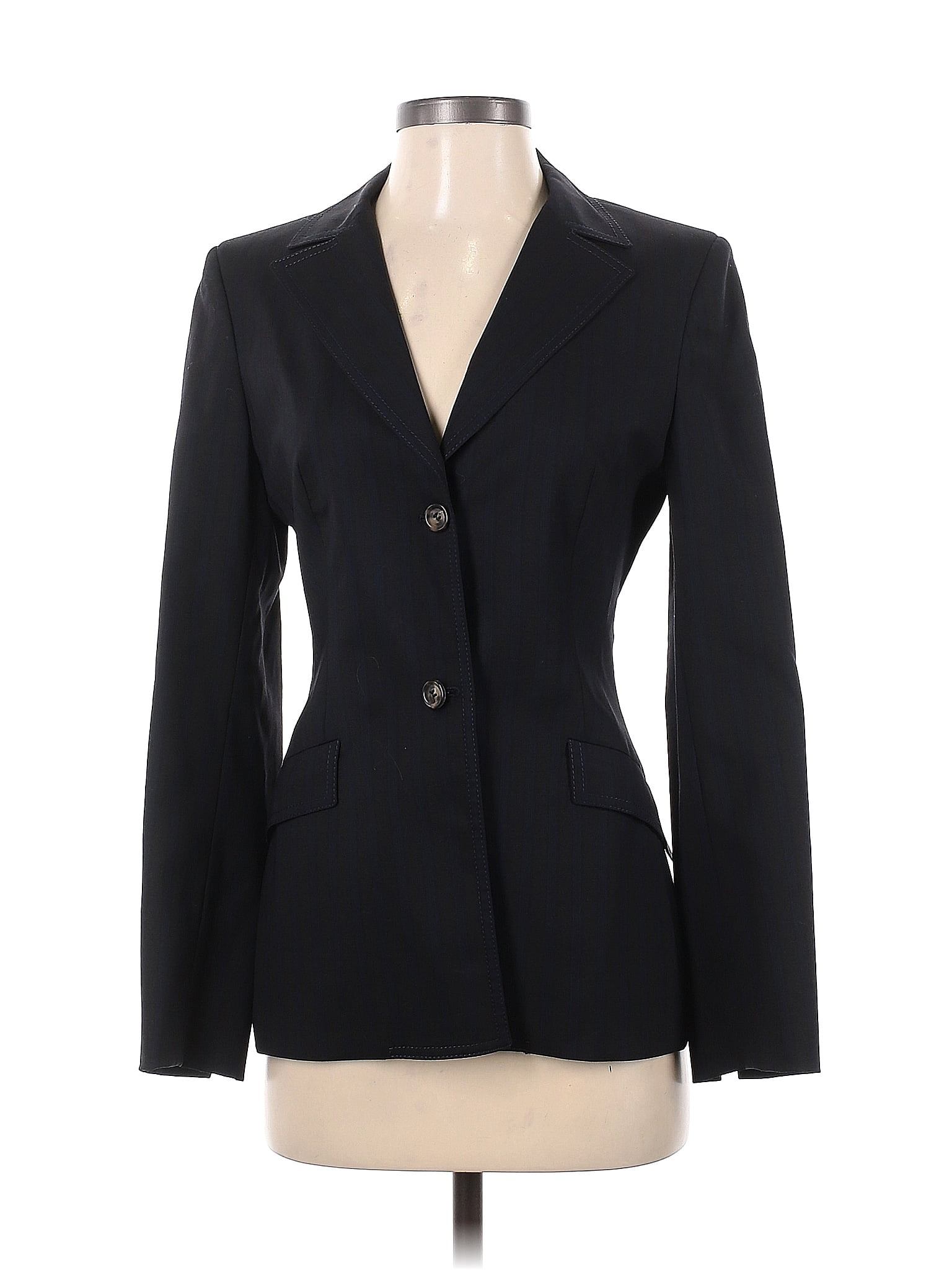 2000s Piazza Sempione Classic Black Blazer