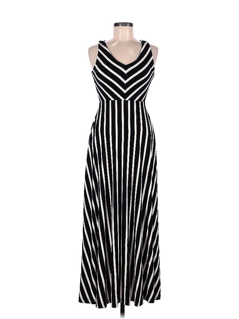 Athleta Stripes Multi Color Black Casual Dress Size M - 54% off | thredUP
