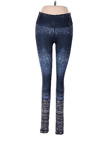 Calia by Carrie Underwood Snake Print Blue Leggings Size XS - 62% off