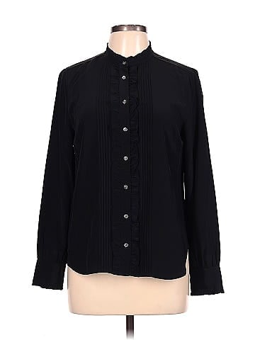 black silk blouse petite