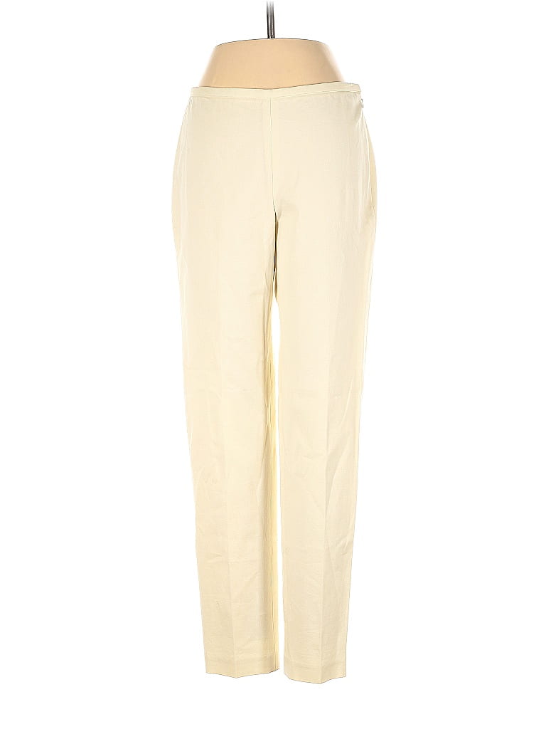 J. McLaughlin Solid Ivory Dress Pants Size 0 - 78% off | ThredUp