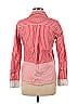 Gap 100% Cotton Color Block Stripes Red Long Sleeve Button-Down Shirt Size M - photo 2