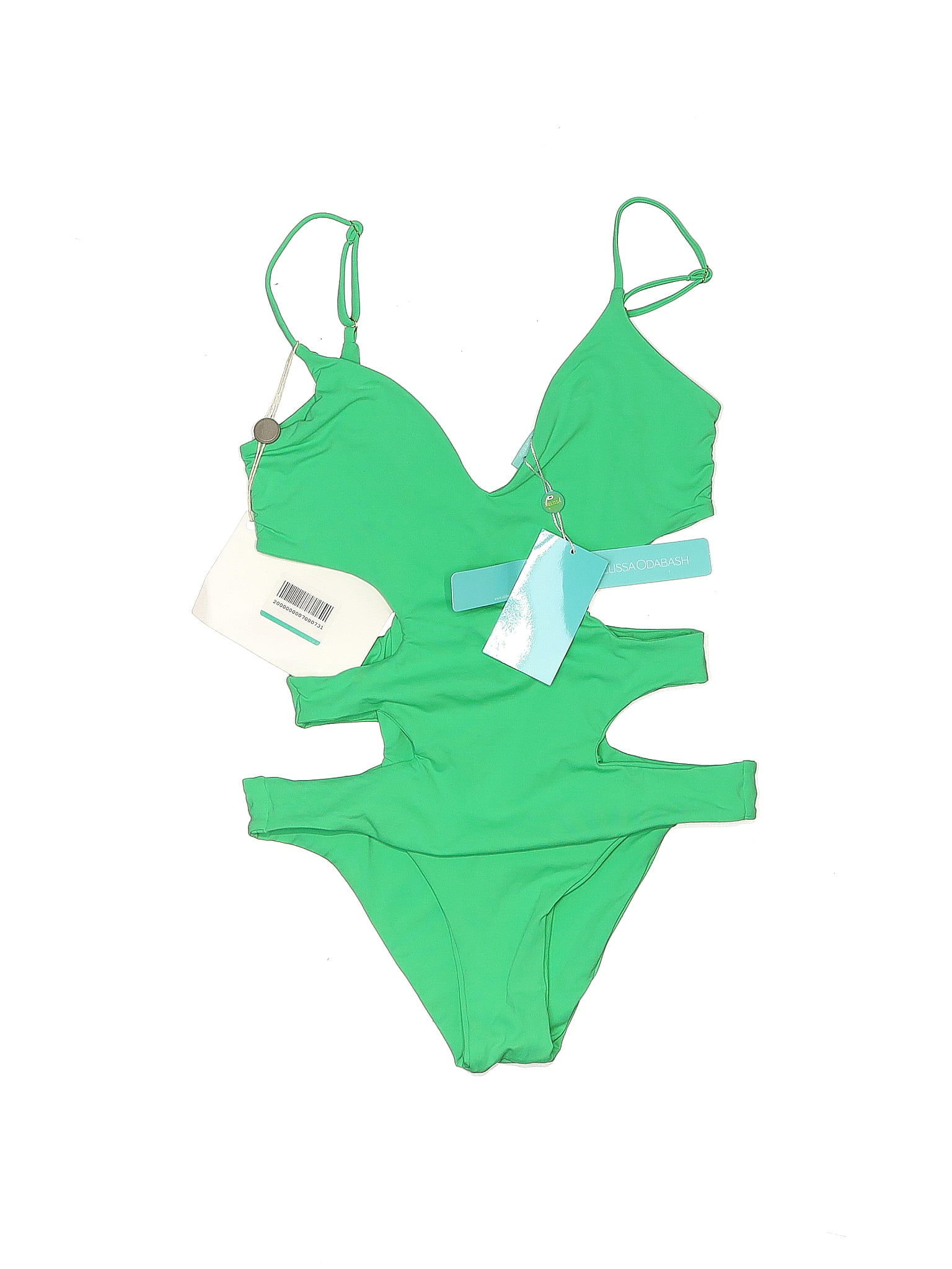 Melissa Odabash Solid Green One Piece Swimsuit Size 2 73 Off Thredup