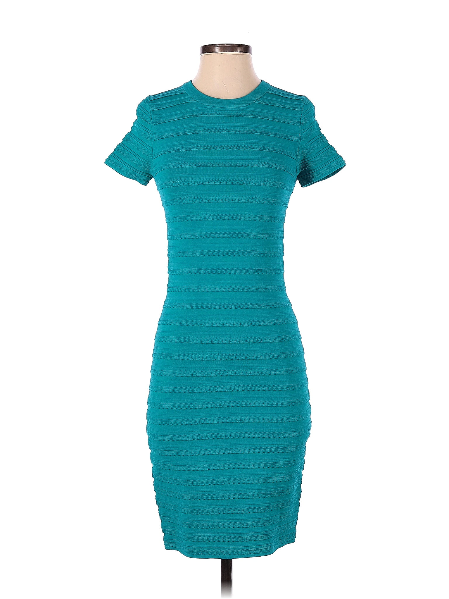 MICHAEL Michael Kors Solid Teal Casual Dress Size XS - 75% off | ThredUp