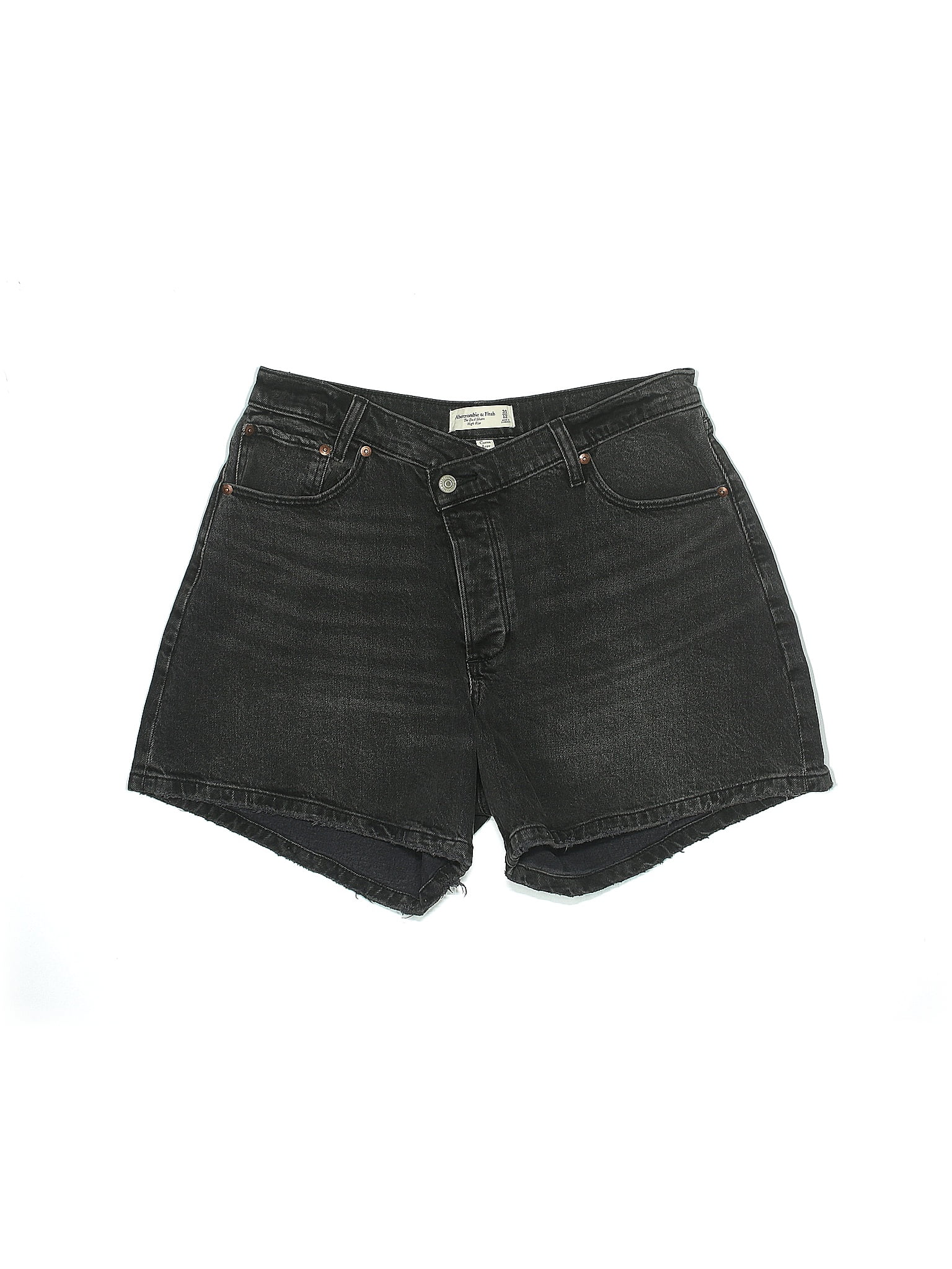 3110001 Black Denim Shorts main image 1