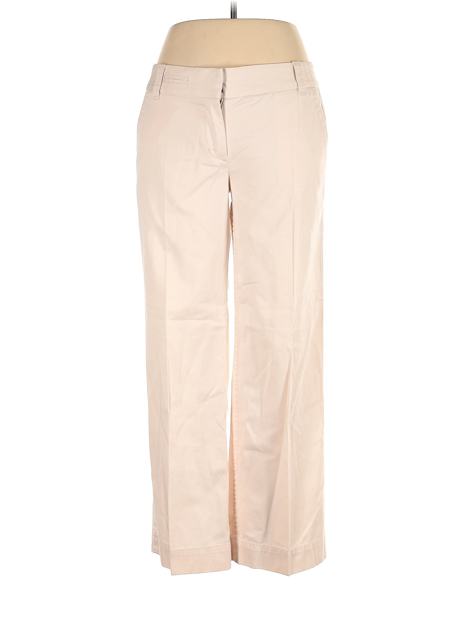 J.Crew 100% Cotton Pink Tan Khakis Size 10 - 77% off | ThredUp