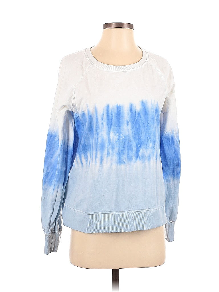 Jane and Delancey Tie-dye White Blue Sweatshirt Size M - 66% off | thredUP