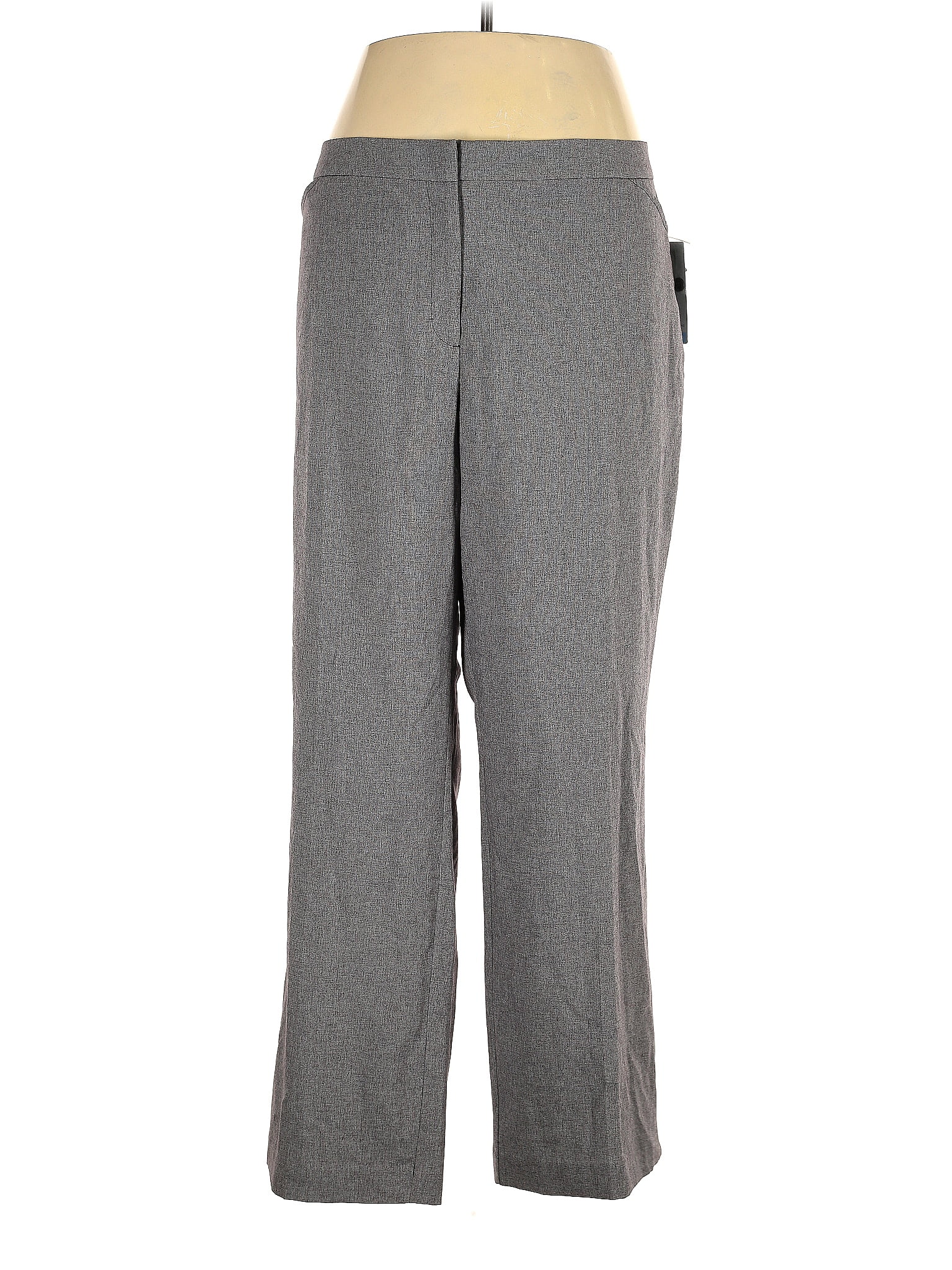 Apt. 9 Gray Dress Pants Size 24 (Plus) - 54% off